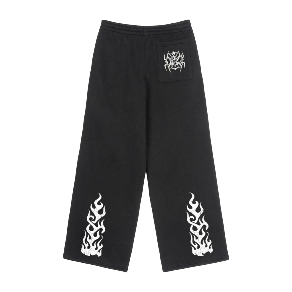 Fleece Drawstring Straight-Leg Sweatpants