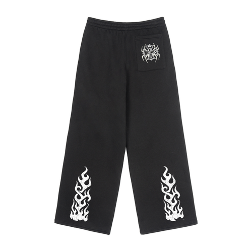 Fleece Drawstring Straight-Leg Sweatpants