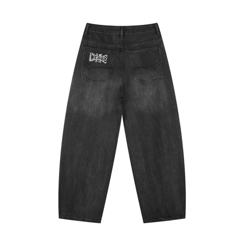 Men's Sunfade Vintage Wash Barrel Leg Jeans