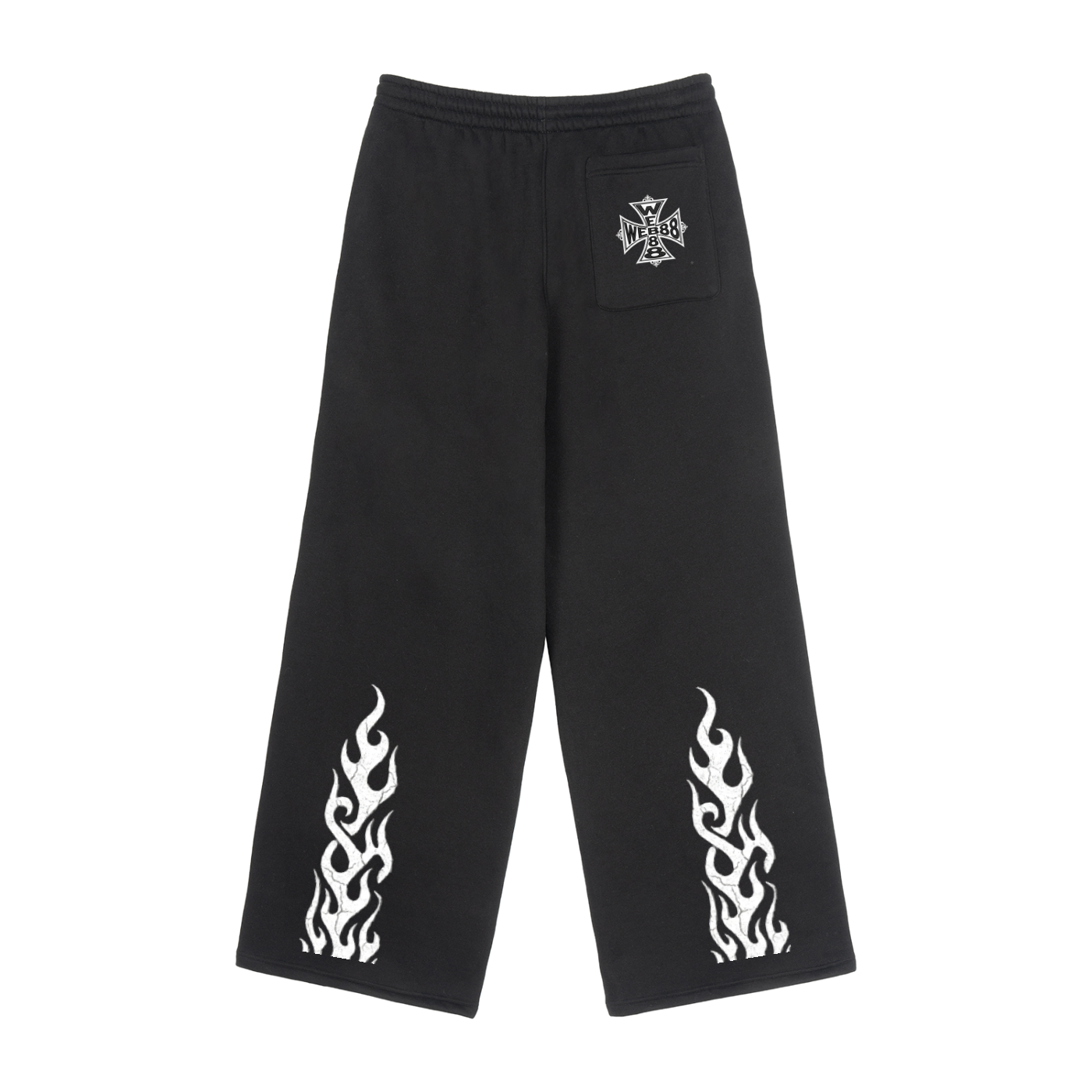 Fleece Drawstring Straight-Leg Sweatpants