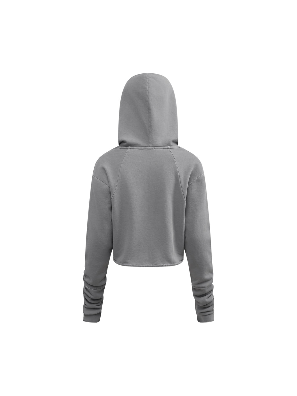 Vintage Washed Raw Edge Hoodie