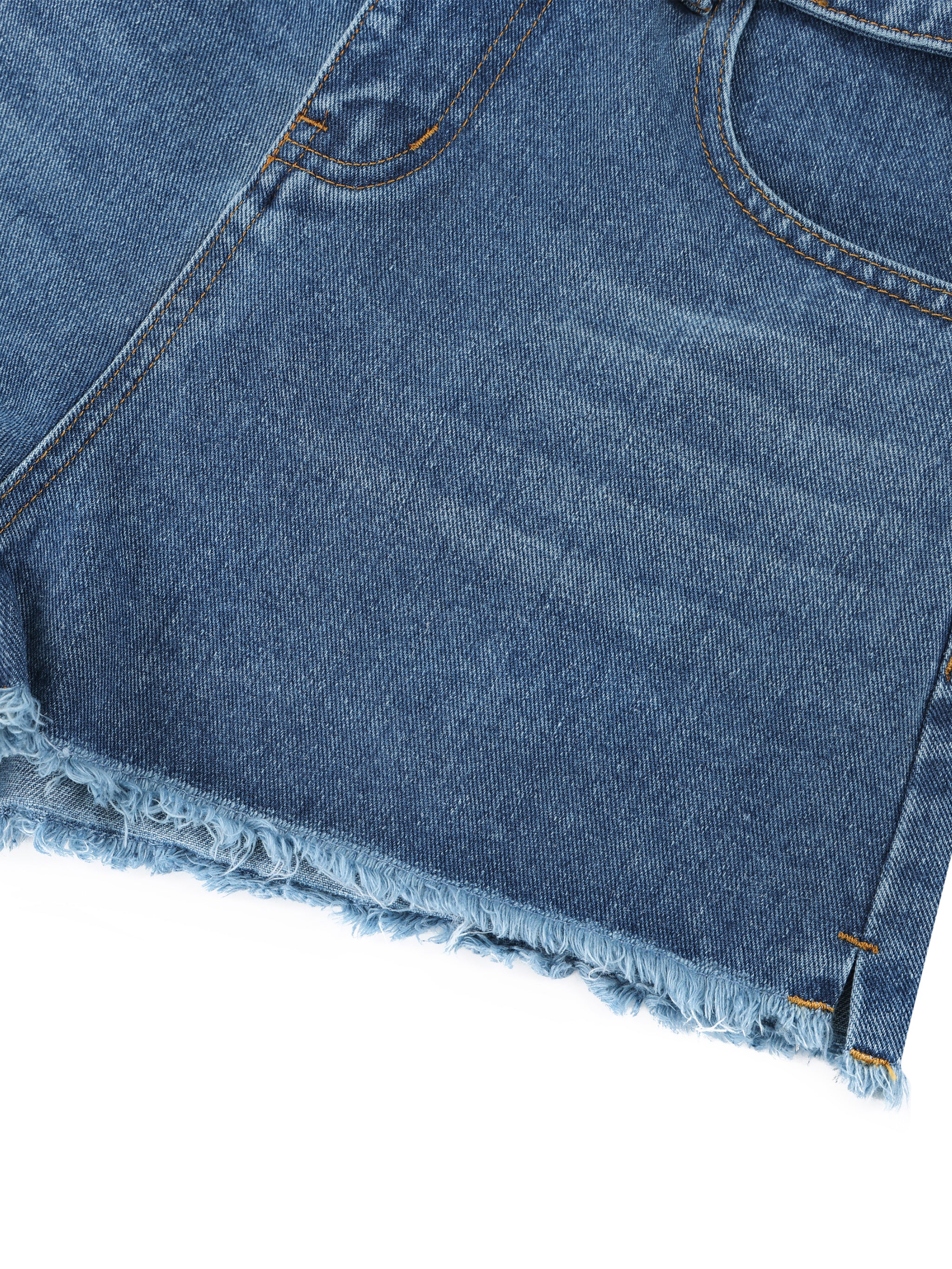 Women’s Vintage Wash High Rise Denim Shorts