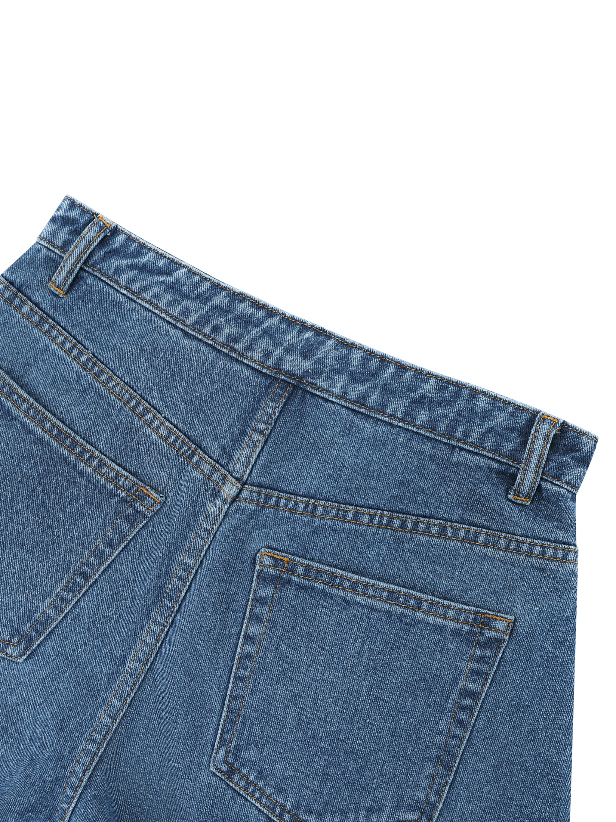 Women’s Vintage Wash High Rise Denim Shorts