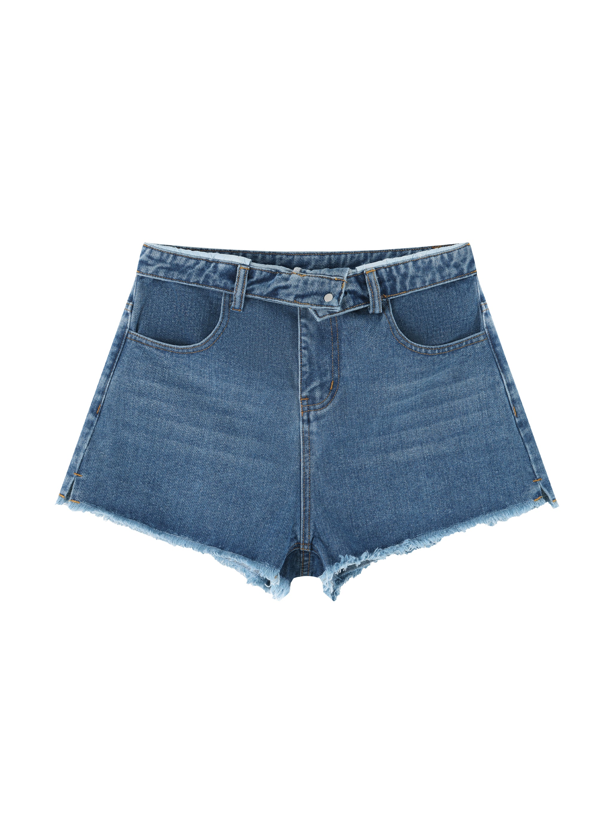 Women’s Vintage Wash High Rise Denim Shorts