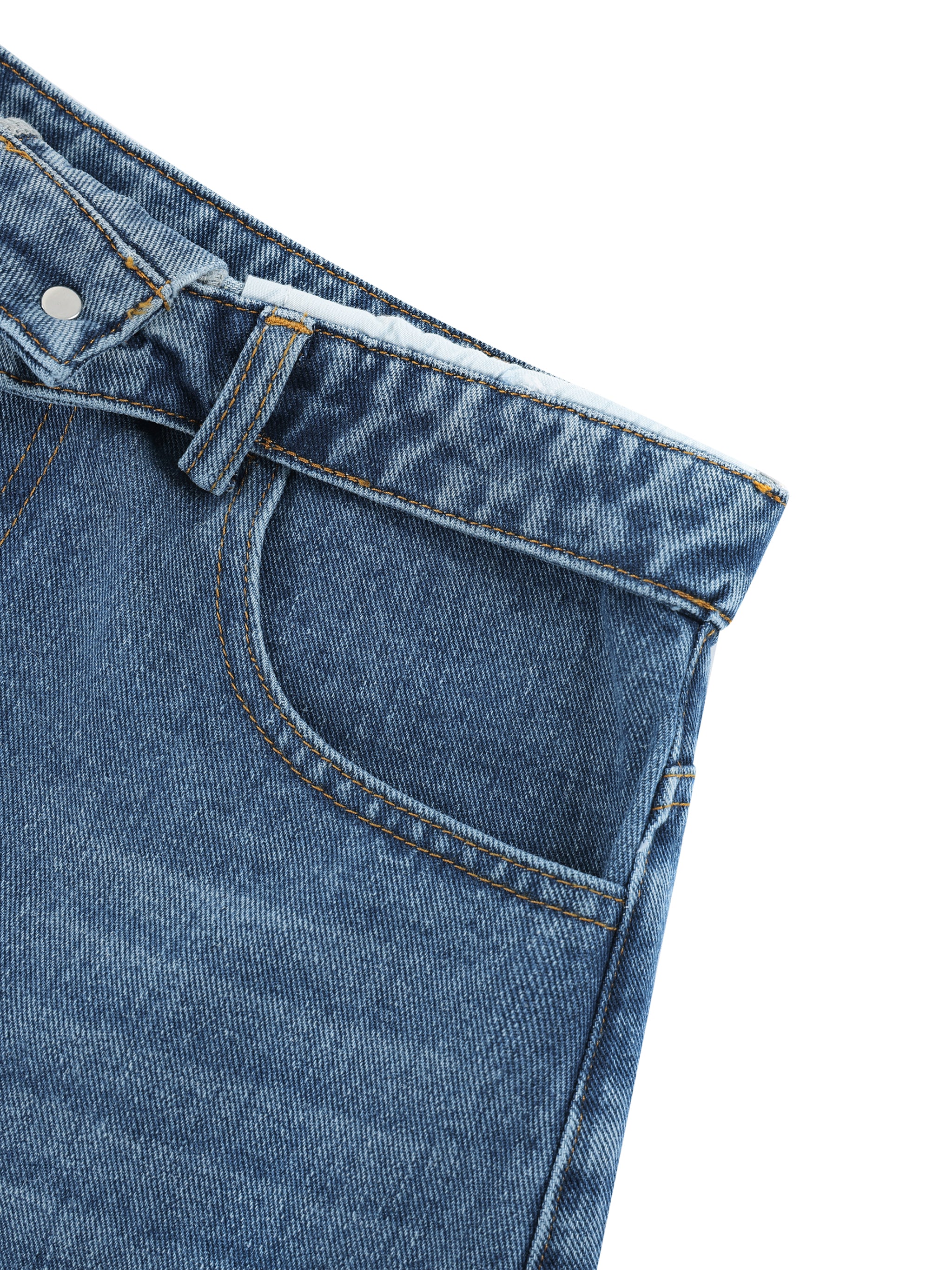 Women’s Vintage Wash High Rise Denim Shorts
