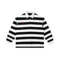 Color Block Stripe Polo Shirt