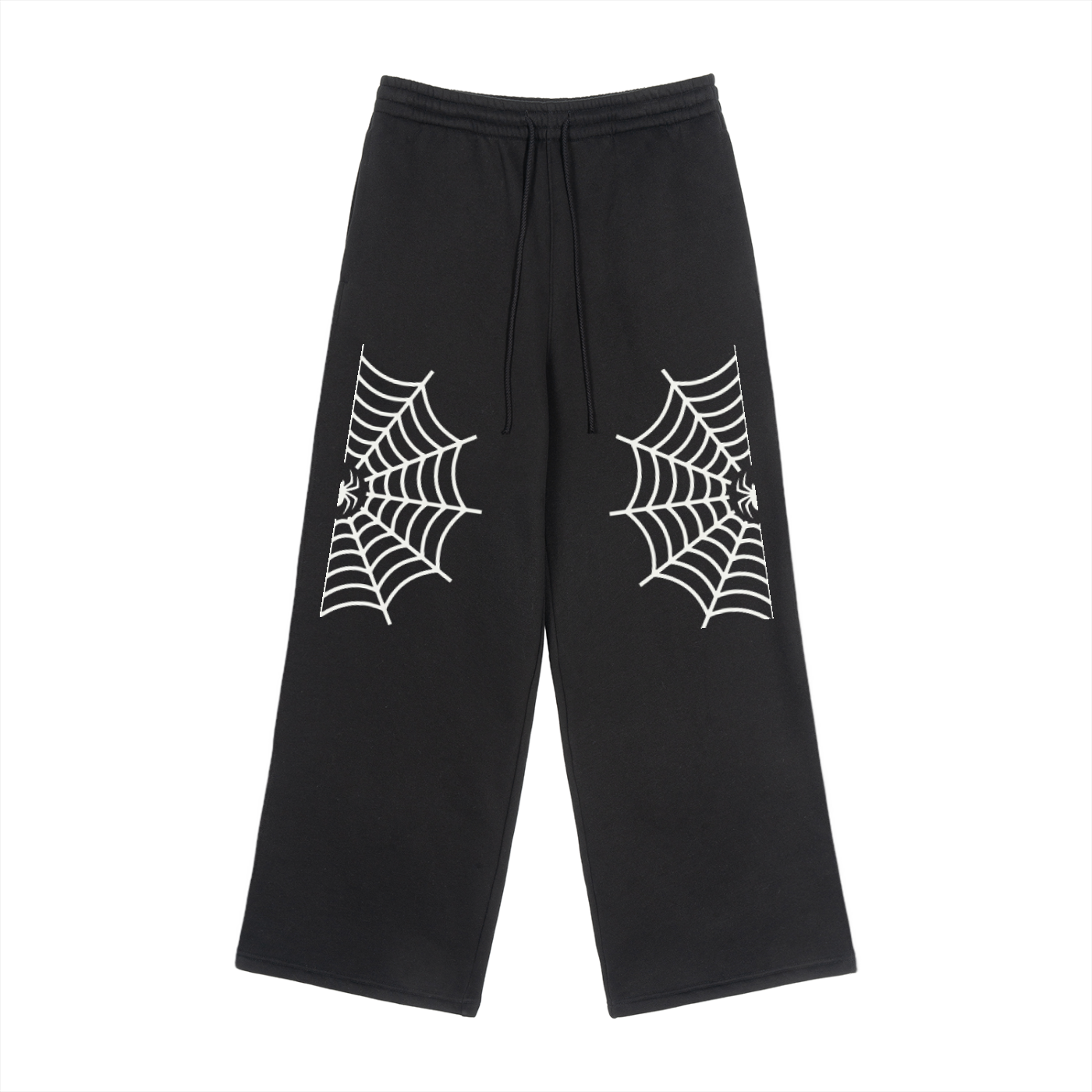 Fleece Drawstring Straight-Leg Sweatpants