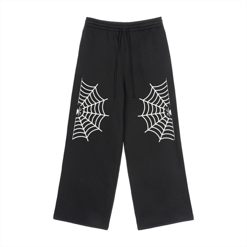 Fleece Drawstring Straight-Leg Sweatpants