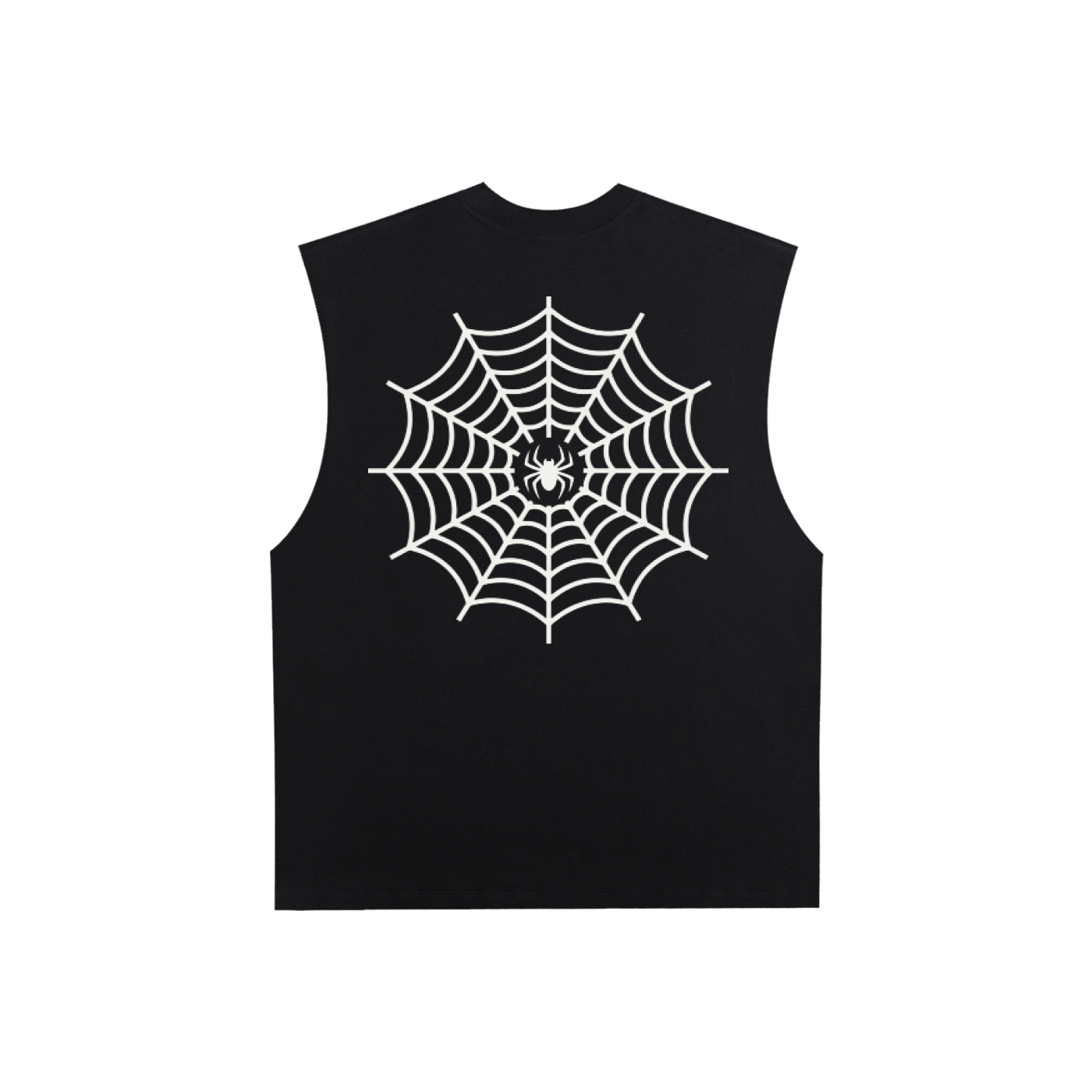Raw Edge Cotton Tank Top