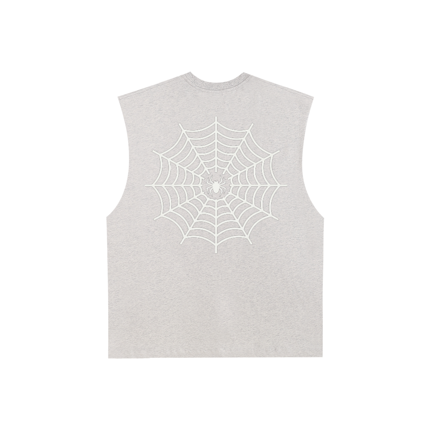 Raw Edge Cotton Tank Top