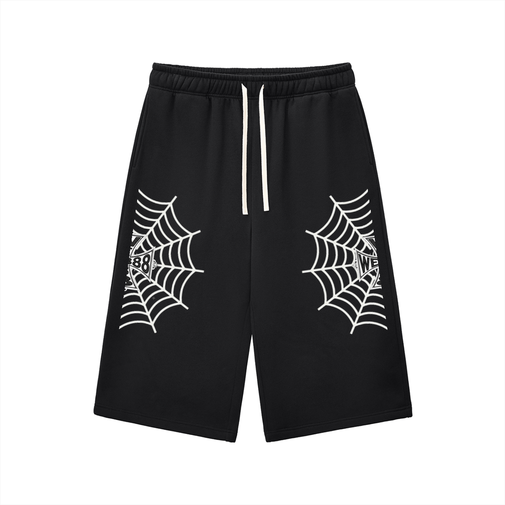 Relaxed Drawstring Three-quarter Sweatpants